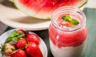 Krem z pomidorów z jogurtem naturalnym