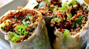 Springrolls z sałatą i komosą ryżową